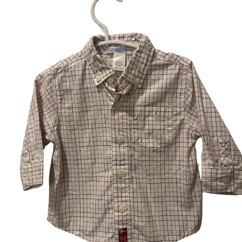 ❤️5 for $15: Janie and Jack Baby Boy Button-Up Shirt (3–6M)